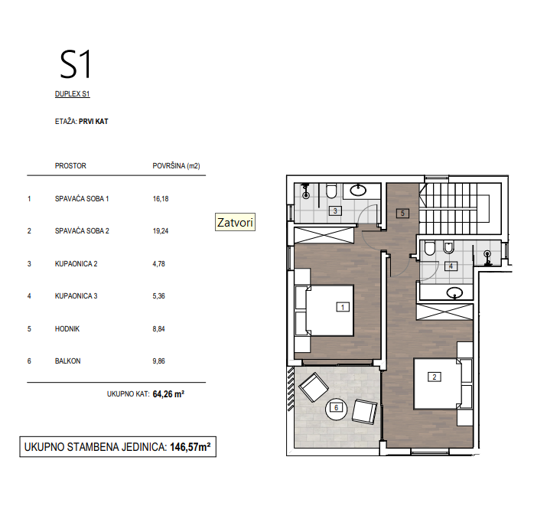 Image No.3-3 Bed Villa for sale