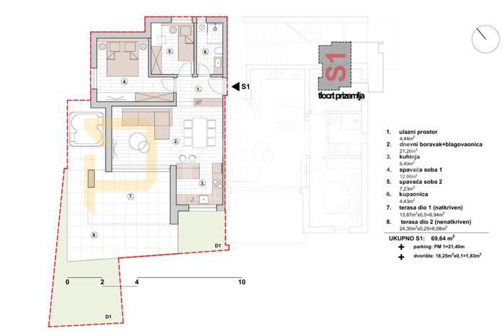 Image No.20-2 Bed Apartment for sale