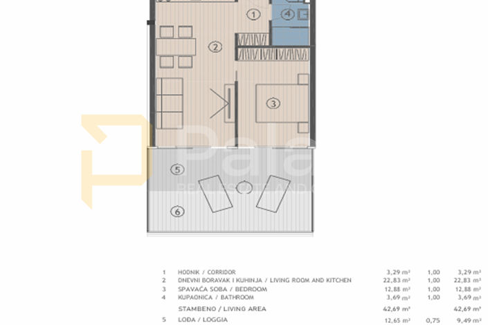 Image No.5-1 Bed Apartment for sale