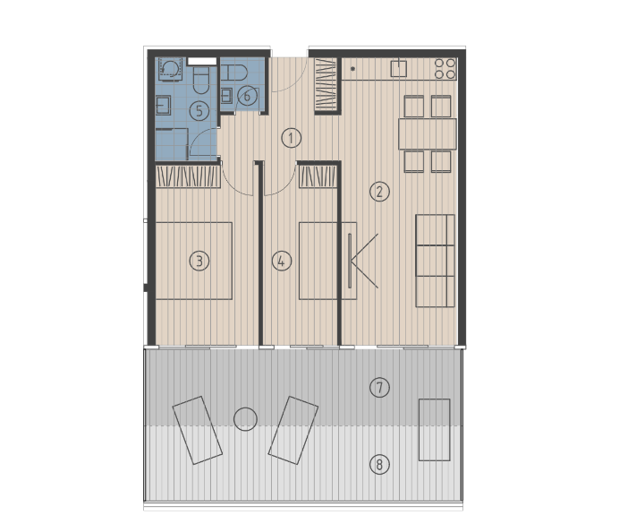 Image No.2-2 Bed Apartment for sale