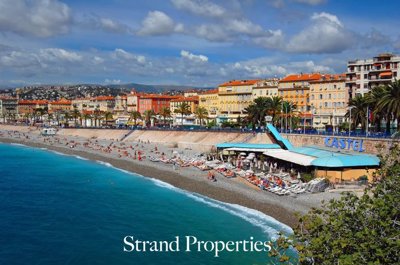 promenade anglais nice france cote azur french riviera sea mediterranean plage beach holiday vacation water sky clouds landscape background