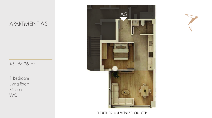 Image No.3-1 Bed Apartment for sale