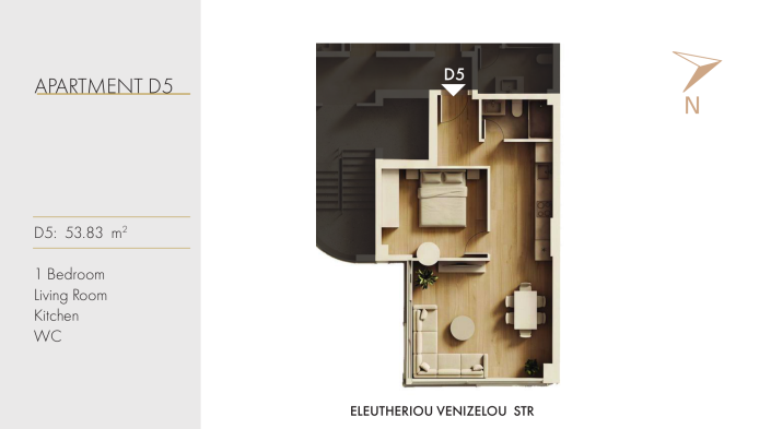 Image No.4-1 Bed Apartment for sale