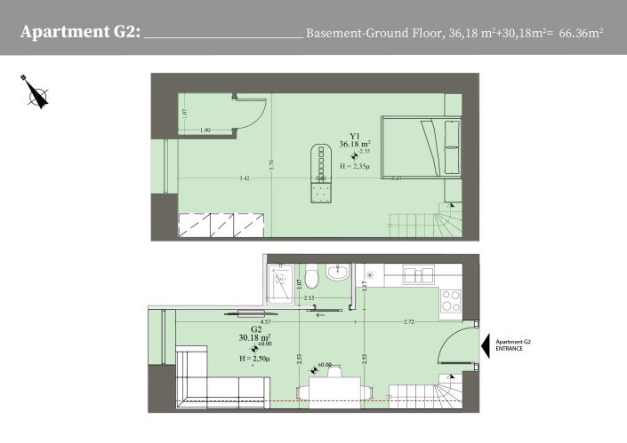 Image No.2-Dúplex con 1 dormitorio en venta